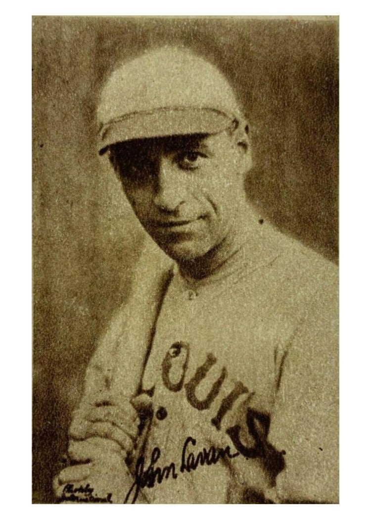 1923 Willard Chocolate John Lavan card