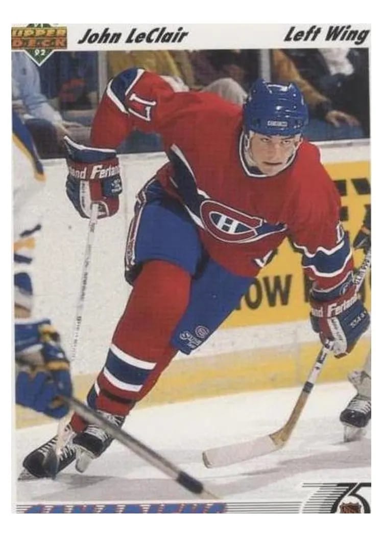1991 Upper Deck John LeClair #345 card