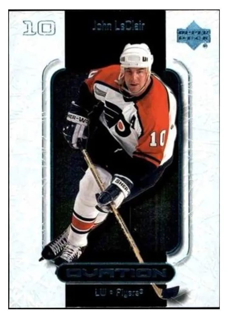 1999 Upper Deck Ovation John LeClair #42 card