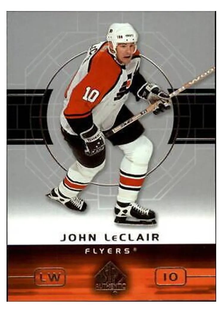 2002 SP Authentic John Leclair #68 card