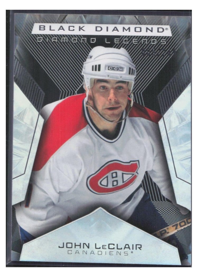 2025-26 Upper Deck Black Diamond Diamond Legends John LeClair #BDL-JL card