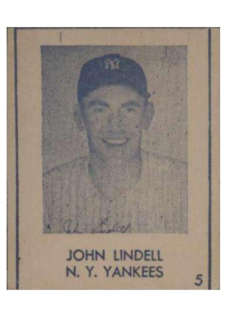 1948 R346 Blue Tint John Lindell #5 card