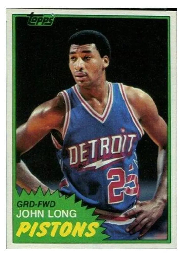 1981 Topps John Long #83 card