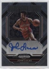 2023 Panini Prizm Draft Picks Legacy Signatures John Lucas #LS-JLM card