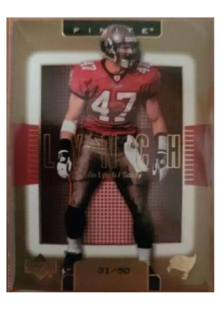2003 Upper Deck Finite John Lynch #57 card