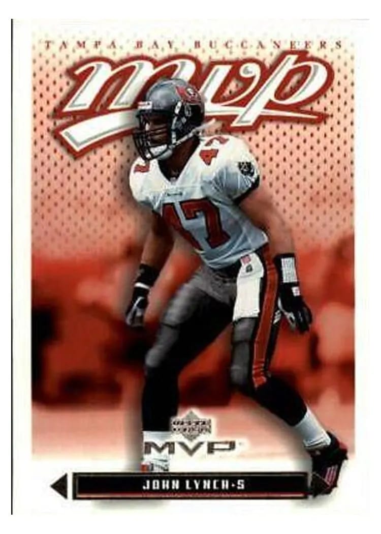 2003 Upper Deck MVP John Lynch #6 card