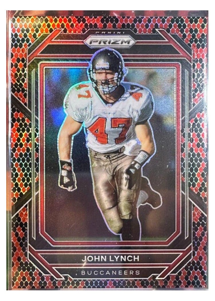 2022 Panini Prizm Base Set John Lynch Snakeskin #281 card
