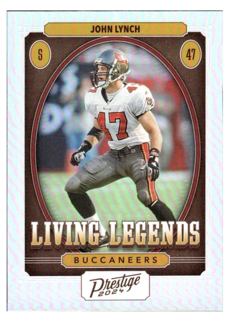 2024 Panini Prestige Living Legends Xtra Points Autographs John Lynch #LL-JLH card