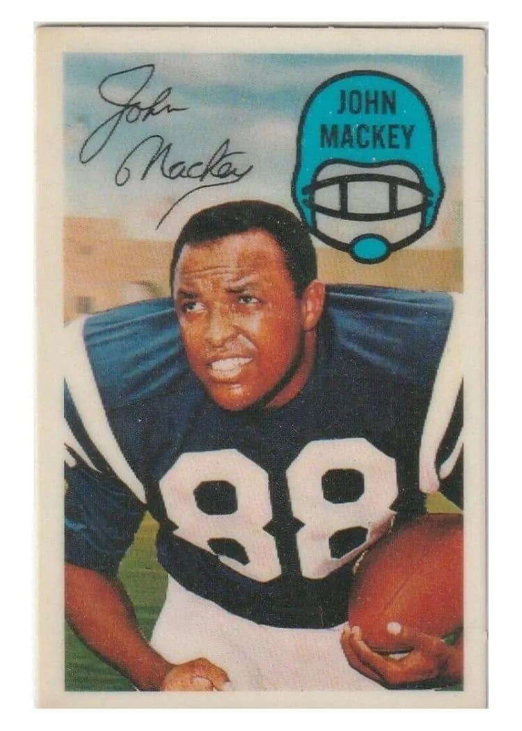 1970 Kellogg's John Mackey #34 card