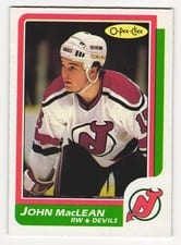1986 O-Pee-Chee John MacLean #37 card