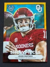 2025 Bowman University Best Bowman Showpieces John Mateer #BS-9 card