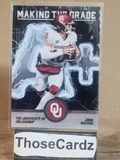 2025 Bowman University Best Making the Grade John Mateer #MG-10 card