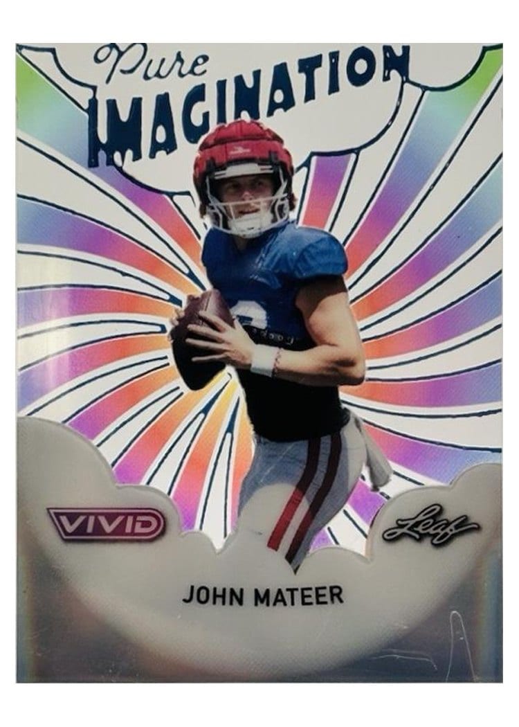 2025 Leaf Vivid Pure Imagination John Mateer #PB-24 card