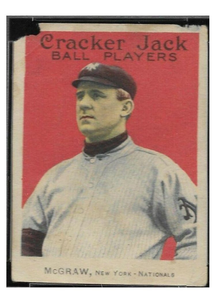 1915 Cracker Jack John McGraw #69 card