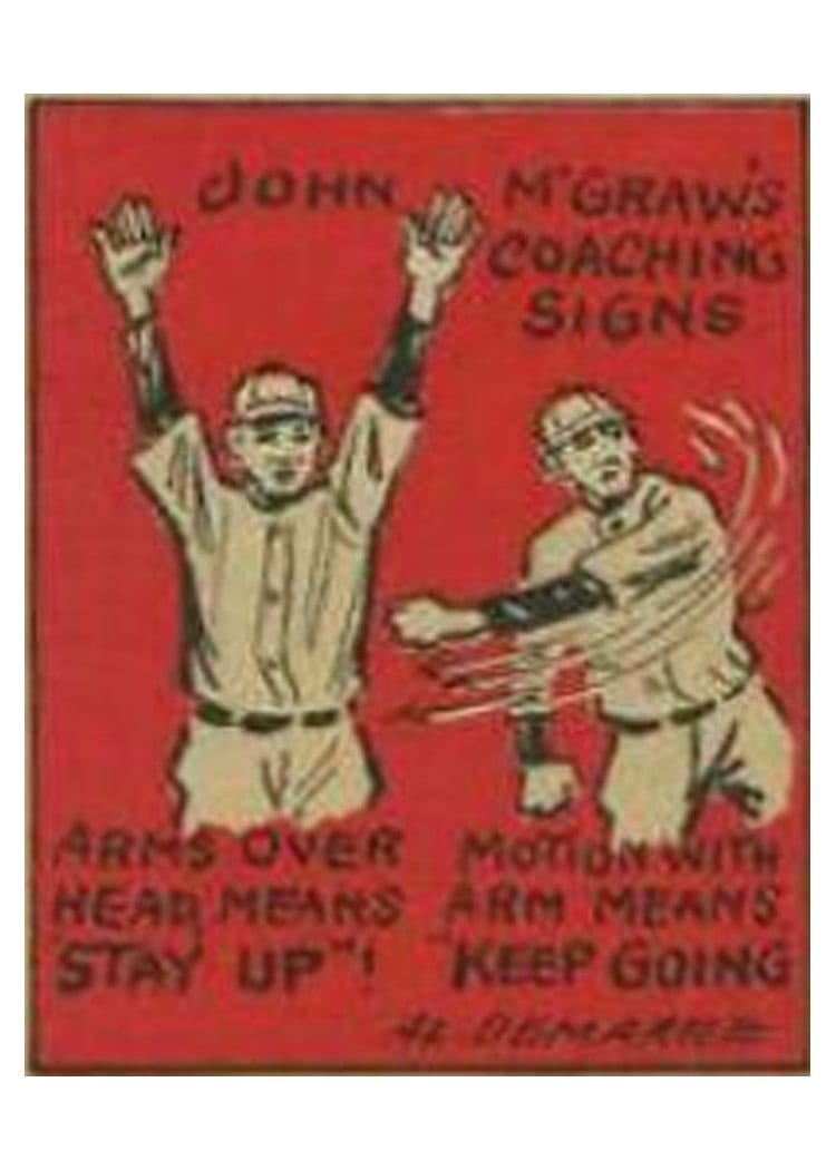 1935 Schutter Johnson John McGraw #41 card