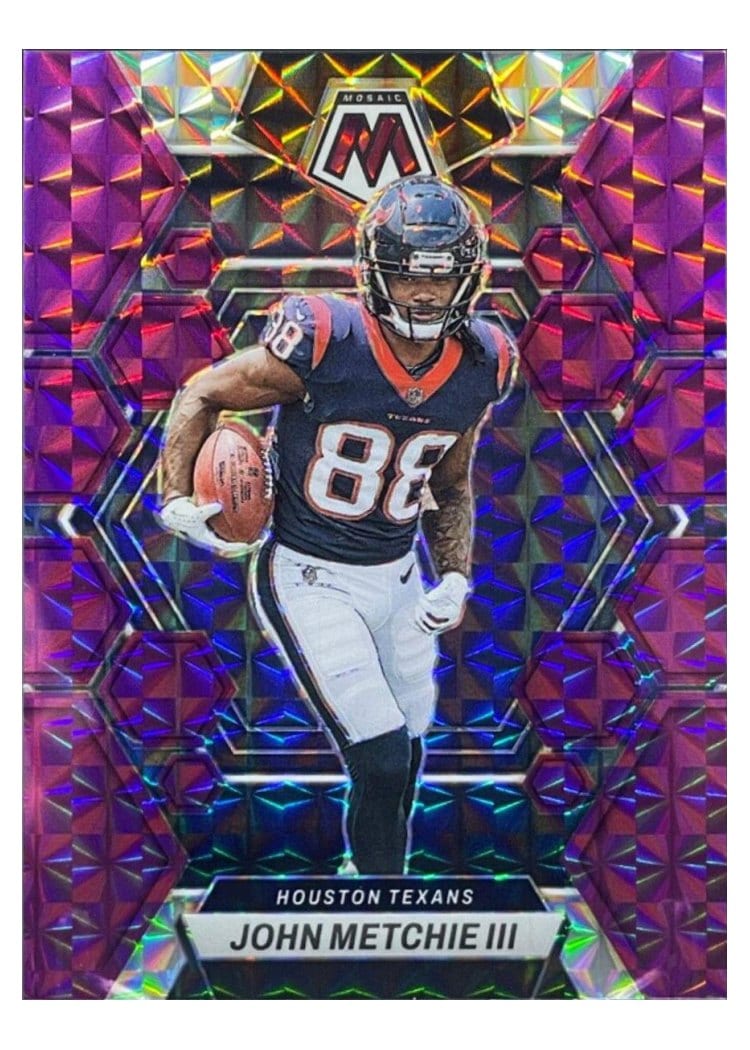 2023 Panini Mosaic Base Set John Metchie III #91 card