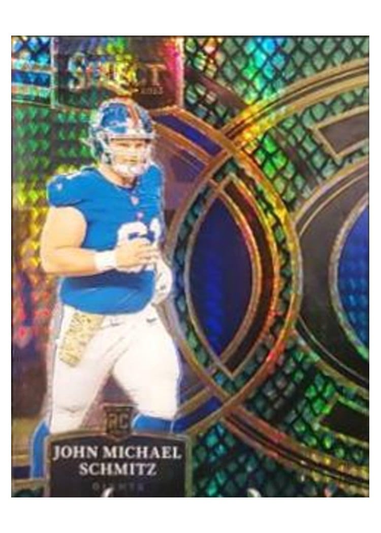 2023 Panini Select Base Set John Michael Schmitz Dragon Scale Prizm #168 card