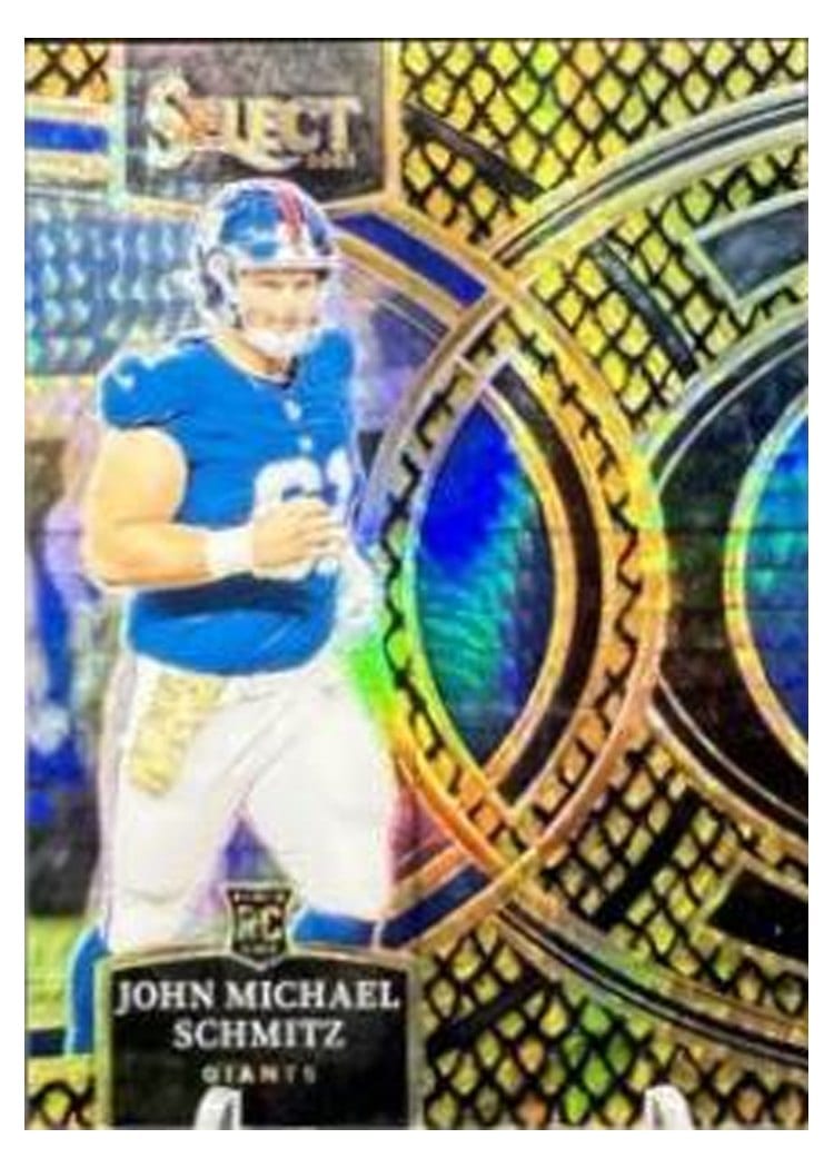 2023 Panini Select Base Set John Michael Schmitz #168 card
