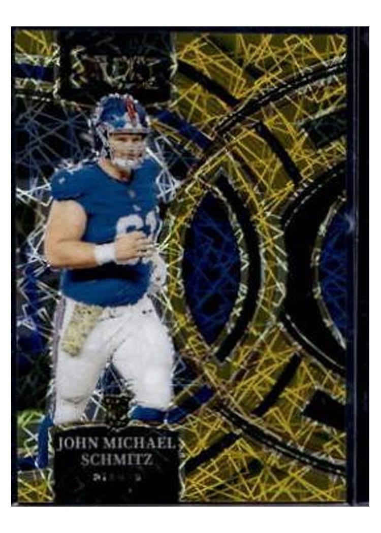 2023 Panini Select Base Set John Michael Schmitz Gold Prizm #168 card