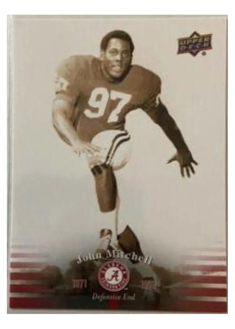 2012 Upper Deck University of Alabama John Mitchell #15 card