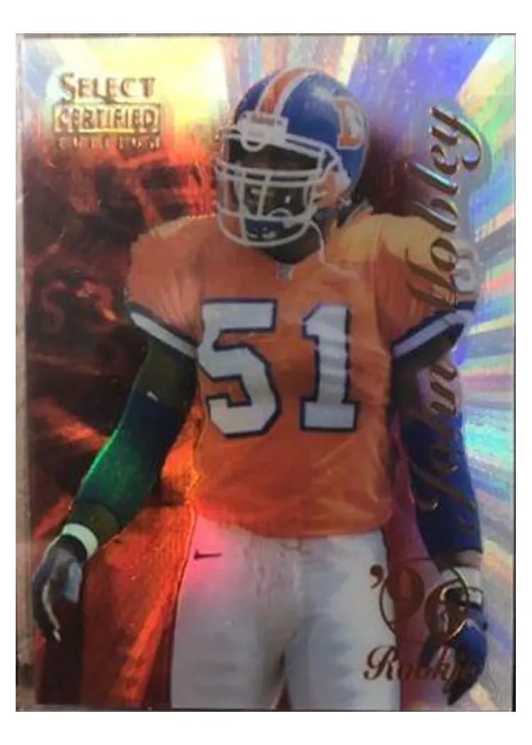 1996 Select Certified John Mobley #104 card