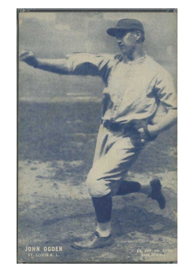 1928 Exhibits John Ogden card