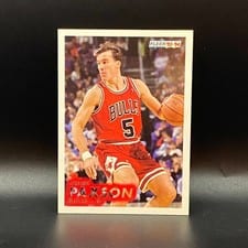 1993-94 Hoops Base Set John Paxson #30 card