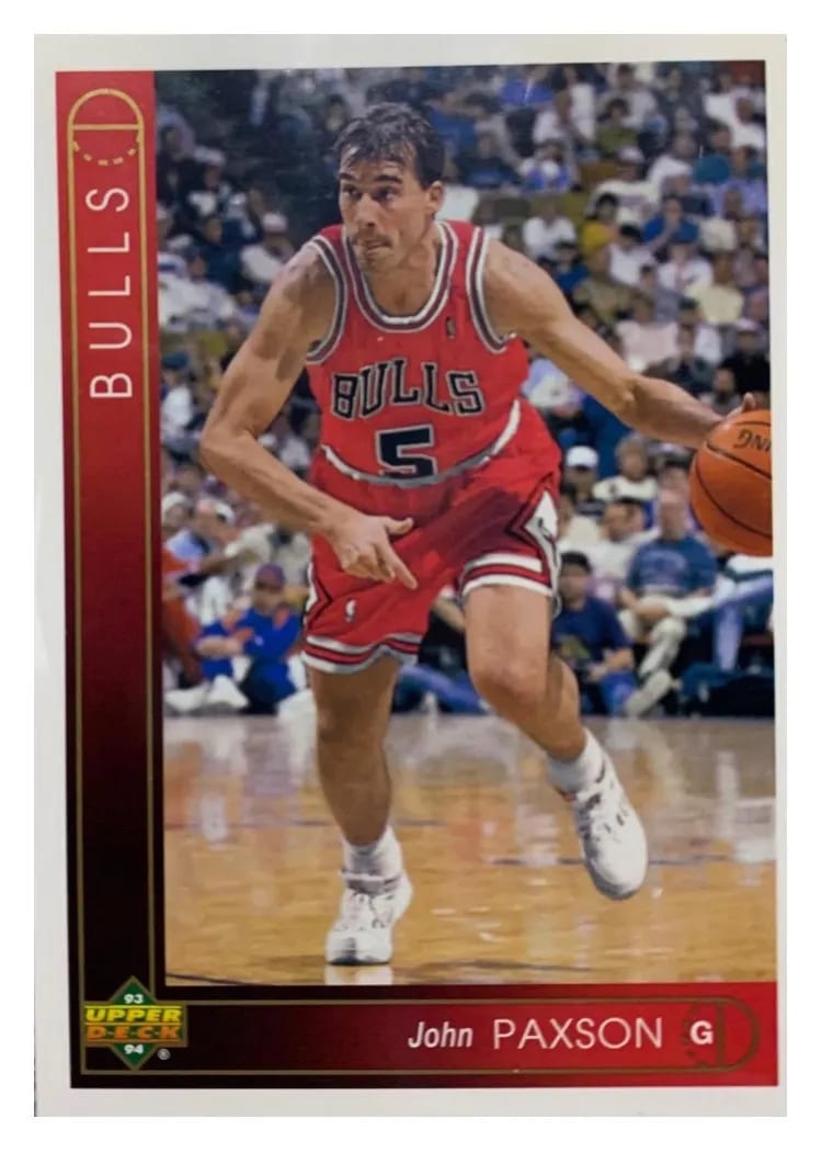 1993 Upper Deck John Paxson #69 card