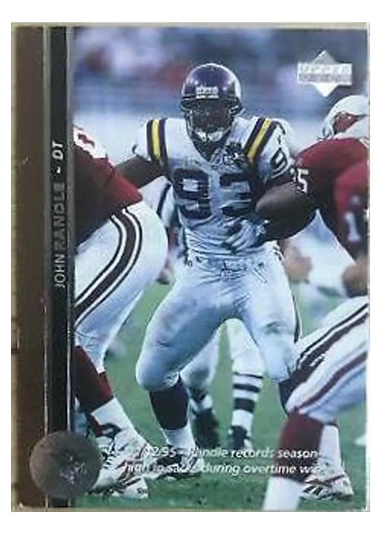 1996 Upper Deck John Randle #107 card