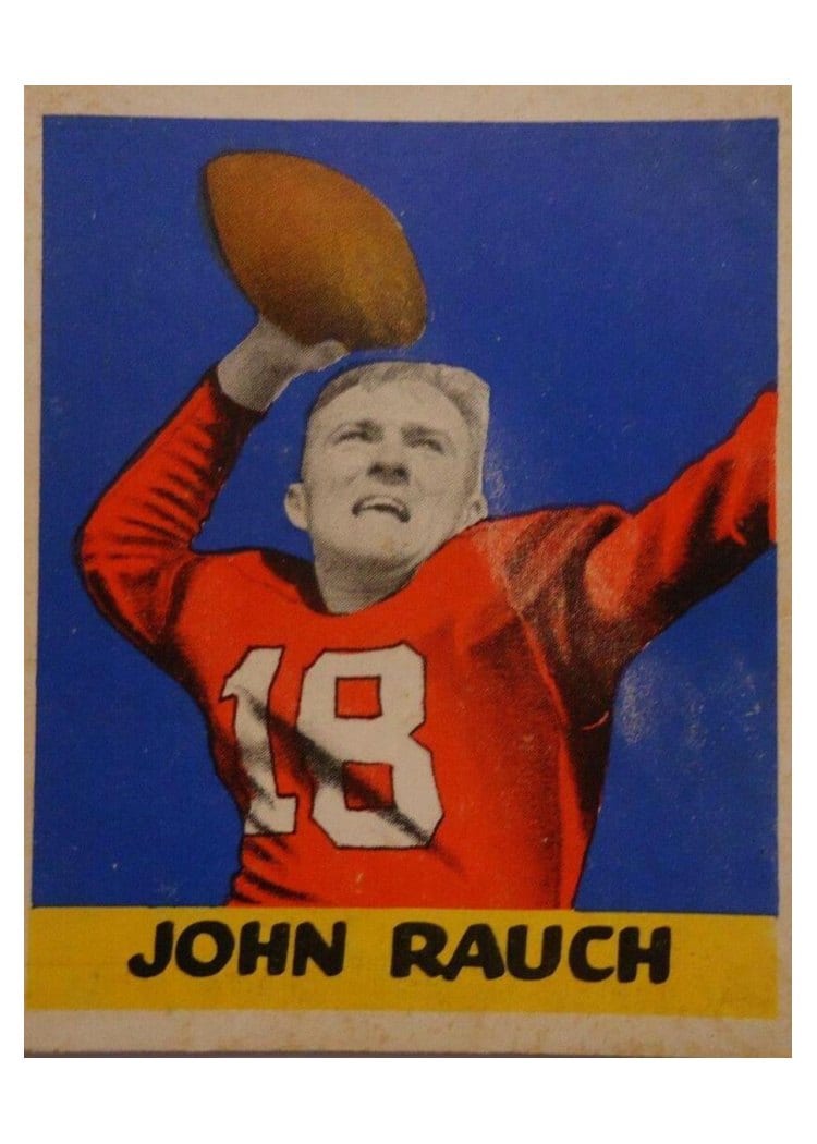 1948 Leaf John Rauch #50 card