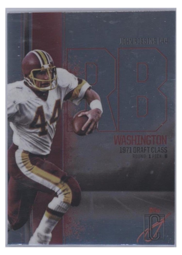 2024 Topps Signature Class Base Chrome Variation John Riggins #BCV-60 card