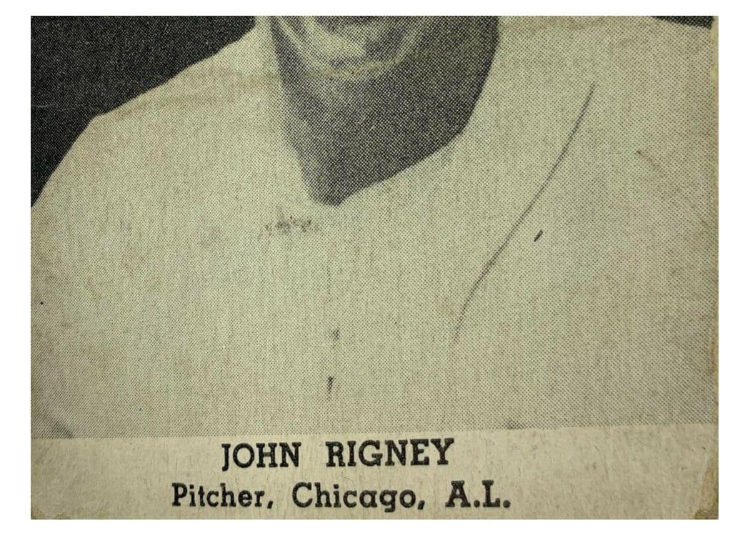 1947 Tip Top Bread John Rigney card
