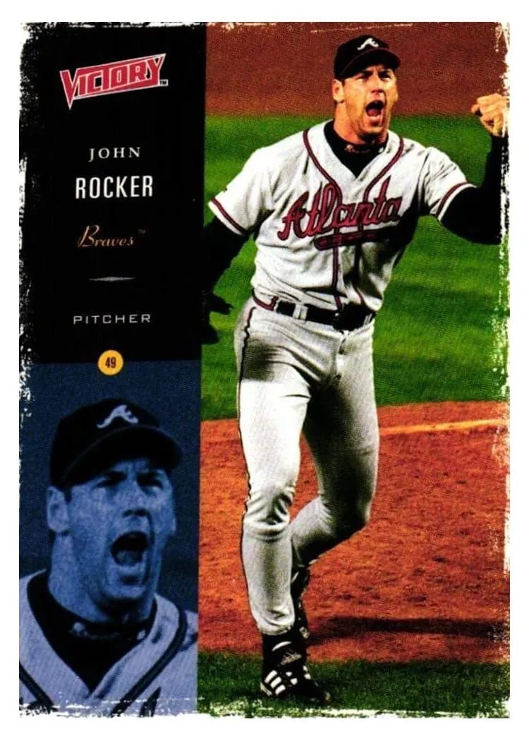 2000 Upper Deck Victory John Rocker #55 card