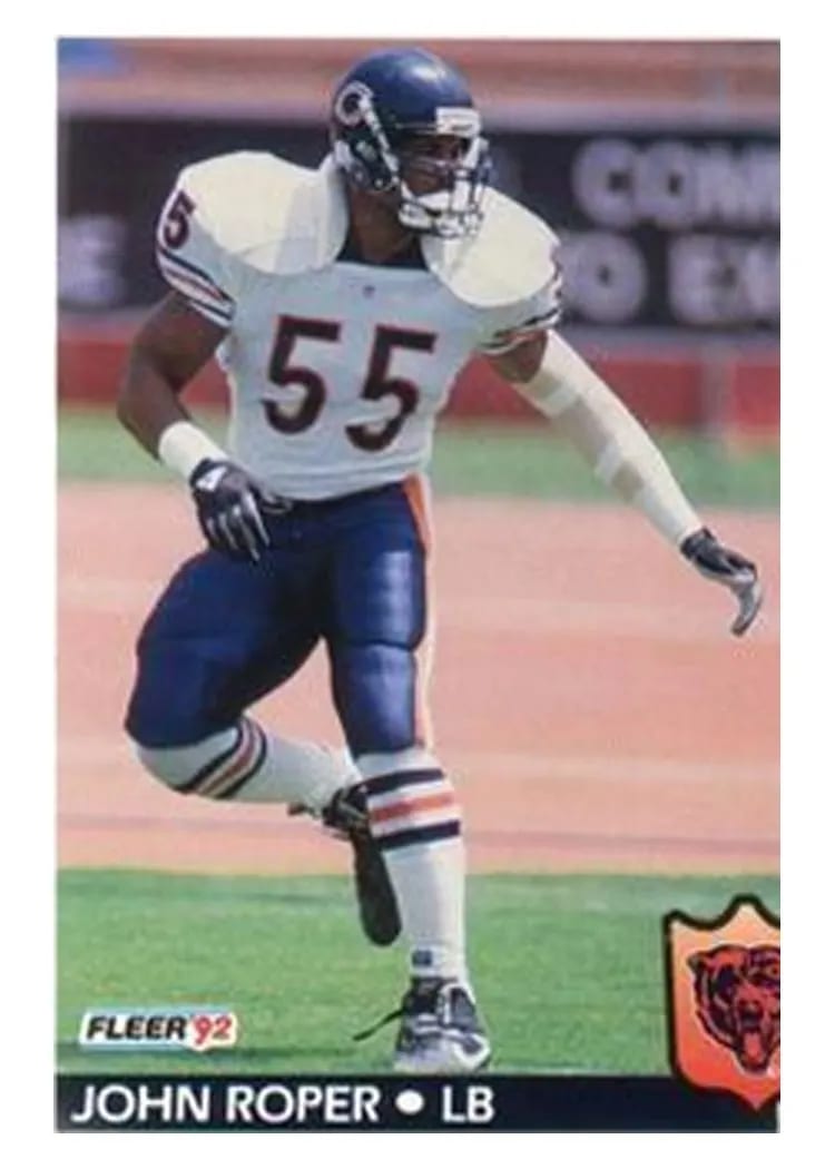 1992 Fleer John Roper #46 card