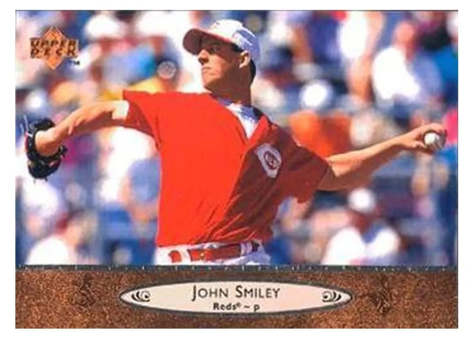 1996 Upper Deck John Smiley #47 card
