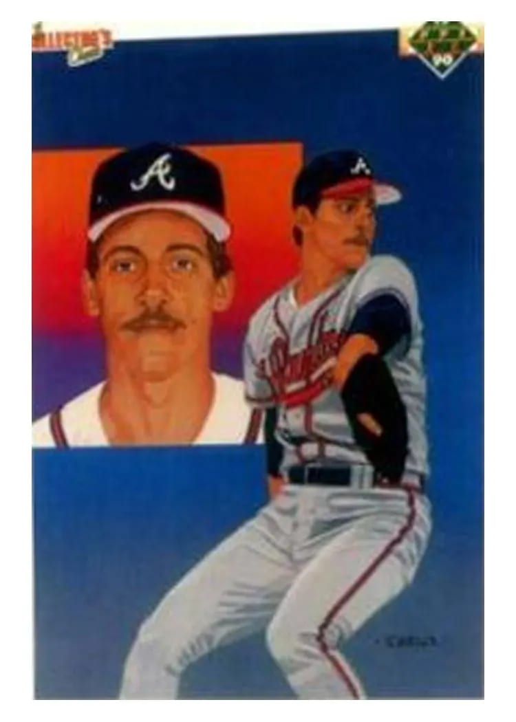 1990 Upper Deck John Smoltz #84 card