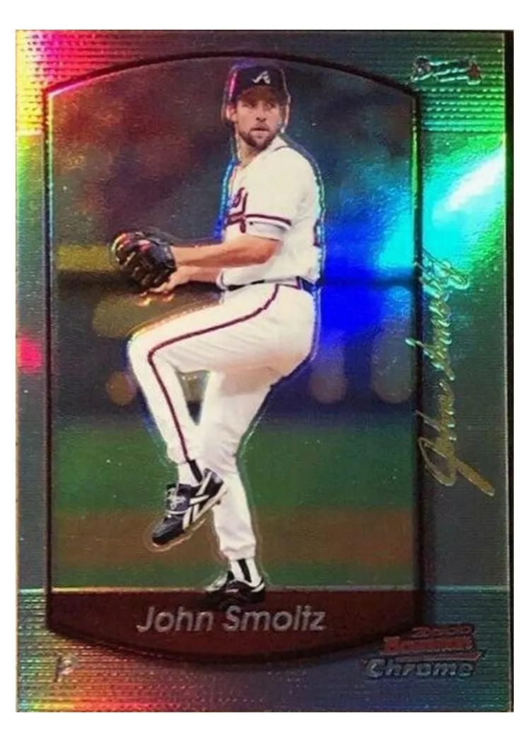 2000 Bowman Chrome John Smoltz #31 card