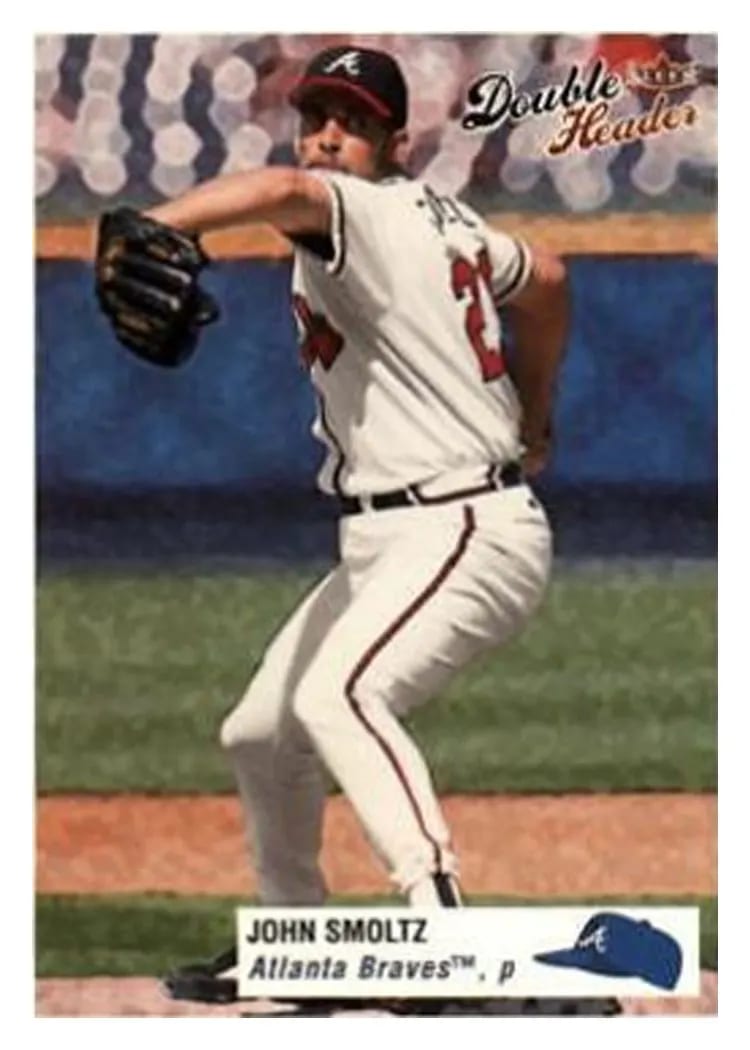 2003 Fleer Double Header John Smoltz #62 card