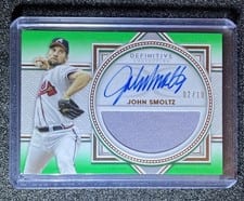 2021 Topps Definitive Collection Definitive Autograph Relic Collection John Smoltz #DARC-JS