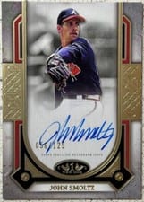 2024 Topps Tier One Prime Performers Autographs John Smoltz #PPA-JS card