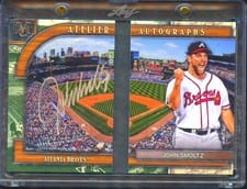 2025 Topps Museum Collection Atelier Autograph Book Card John Smoltz #AABC-SMO card