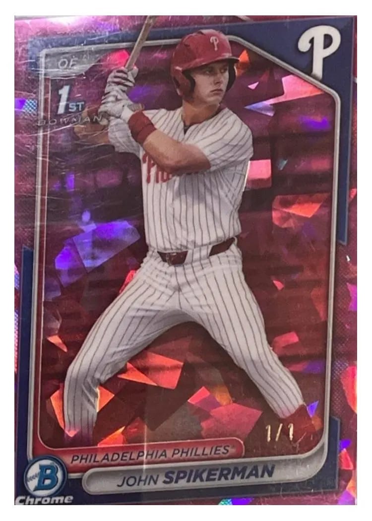 2024 Bowman Draft Chrome John Spikerman #BDC-49 card