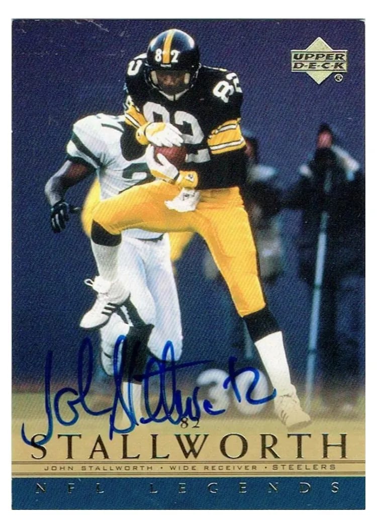 2000 Upper Deck Legends Autographs John Stallworth card