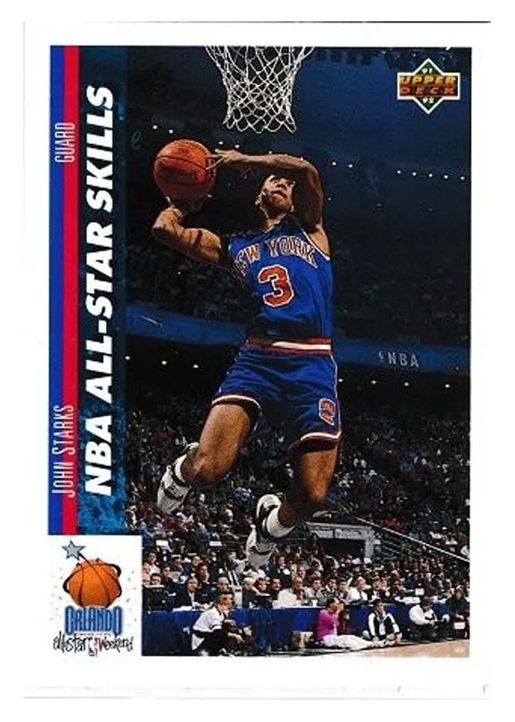 1991 Upper Deck John Starks #482 card