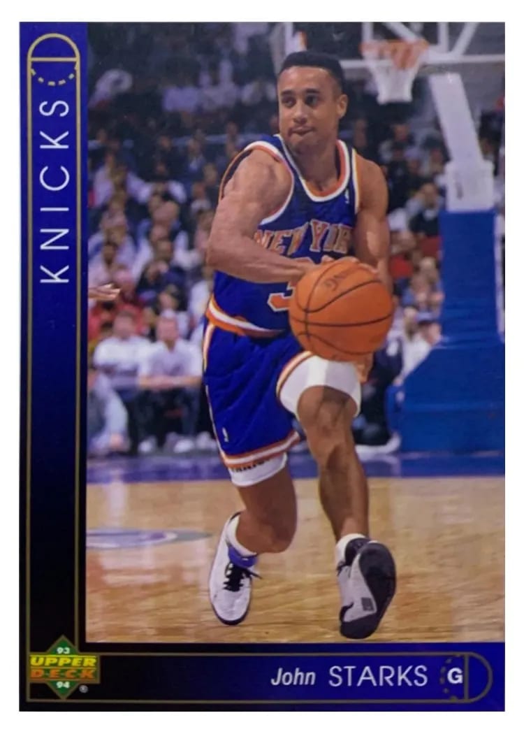 1993 Upper Deck John Starks #51 card