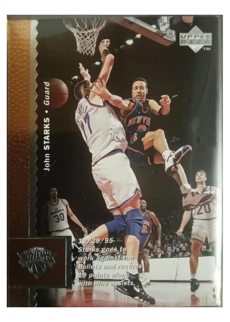 1996 Upper Deck John Starks #82 card
