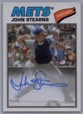 2020 Topps Archives Fan Favorites Autographs John Stearns #FFA-JS card