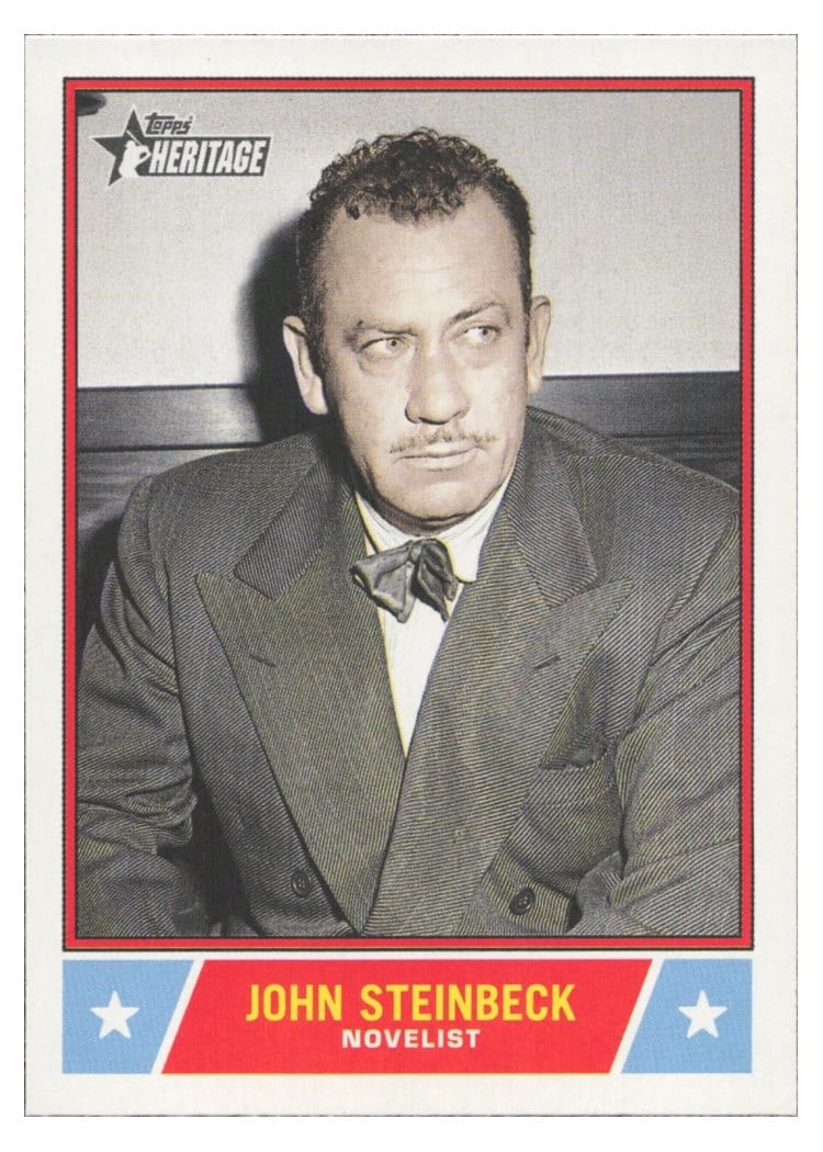 2025 Topps Heritage Notable Americans John Steinbeck #NS-67 card