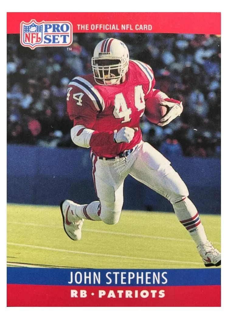 1990 Pro Set Base Set John Stephens #207 card