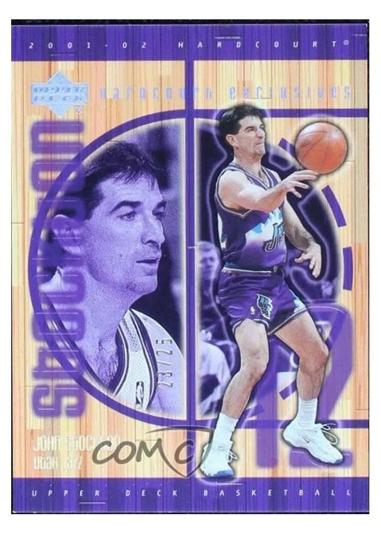 2001 Upper Deck Hardcourt John Stockton Exclusives #83 card